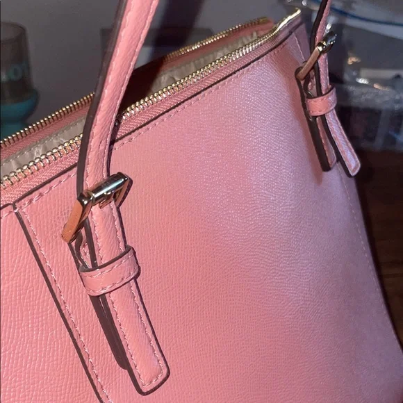 Michael Kors Coral Pink Tote Bag - Picture 13 of 15